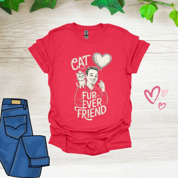 Cat Dad Shirt - Image 5