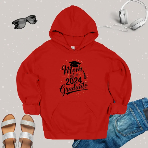 Mom of a 2024 Graduate Hoodie - Image 4