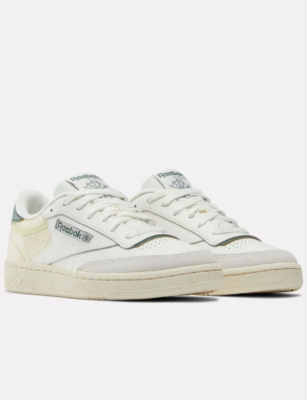 Club C 85 Shoes - Chalk/Vintage Chalk/Escape Green - Image 2