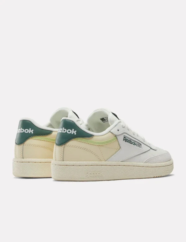Club C 85 Shoes - Chalk/Vintage Chalk/Escape Green - Image 3