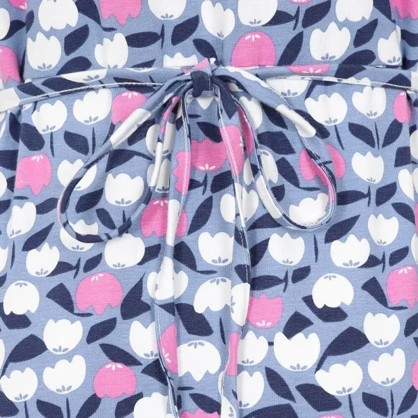 Lazy Jacks Clothing - Printed Dress Bud Pink - Image 3