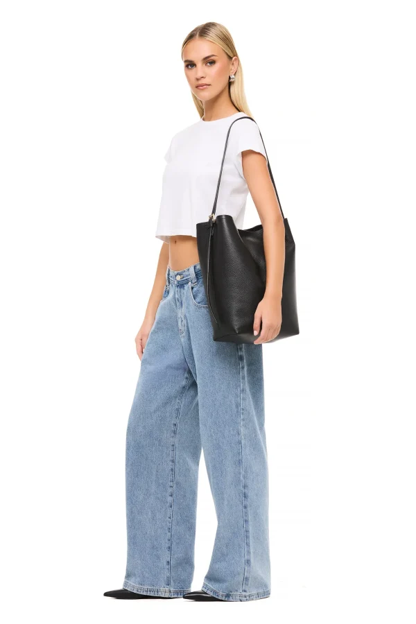 THE SMITH BLACK BUCKET BAG - Image 3