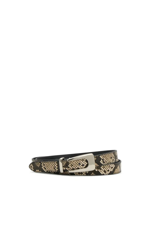 THE STASSIE SNAKE PRINT BELT
