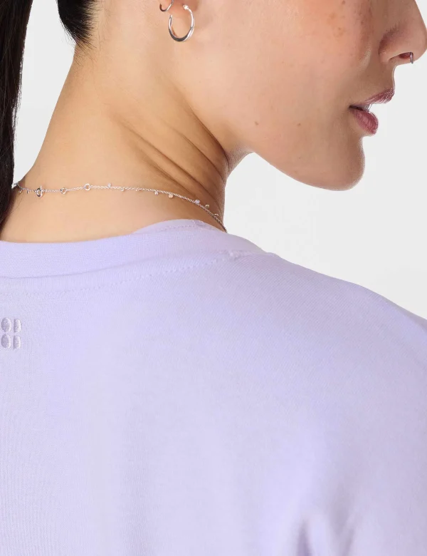 After Class Longline Sweatshirt - Heather Purple - Image 3