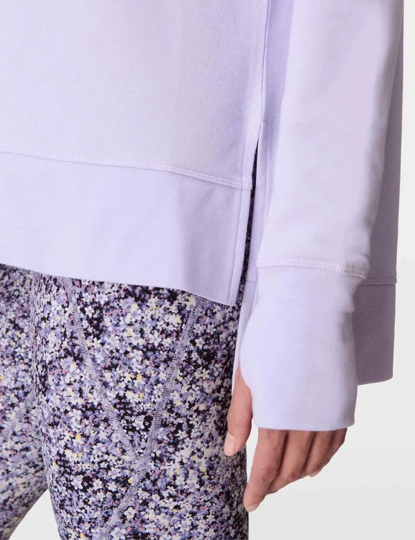 After Class Longline Sweatshirt - Heather Purple - Image 4