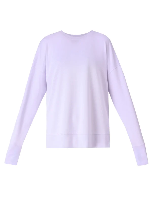 After Class Longline Sweatshirt - Heather Purple - Image 6