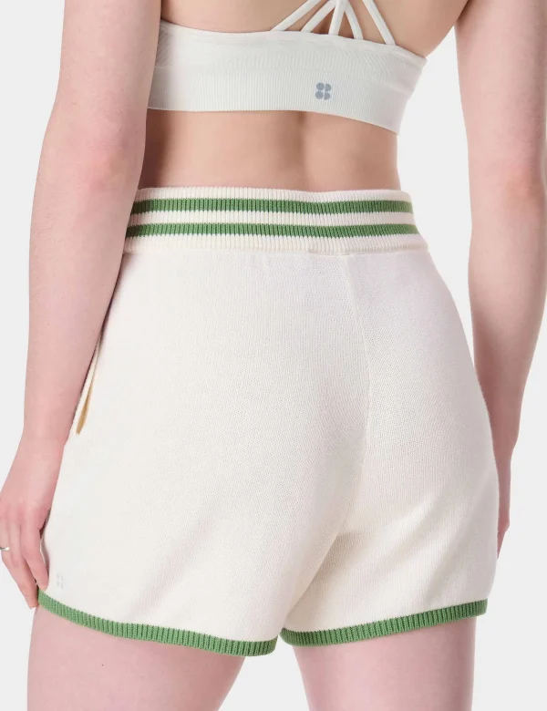 Off Court Knitted Short - Lily White - Image 2