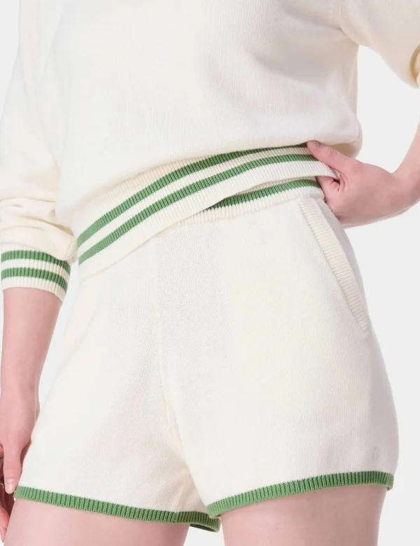 Off Court Knitted Short - Lily White - Image 4