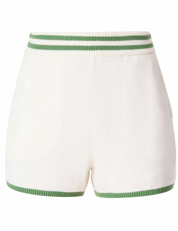 Off Court Knitted Short - Lily White - Image 6