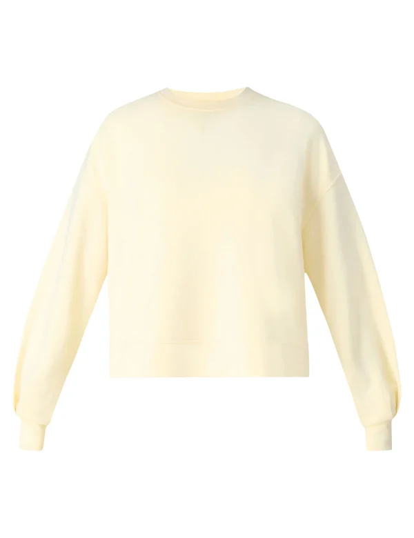 Sand Wash CloudWeight Sweatshirt - Buttercream Yellow - Image 6