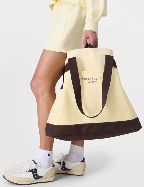 SB Canvas Bucket Bag - Buttercream Yellow - Image 7