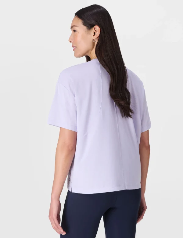 Soft Flow Studio T-Shirt - Heather Purple - Image 2