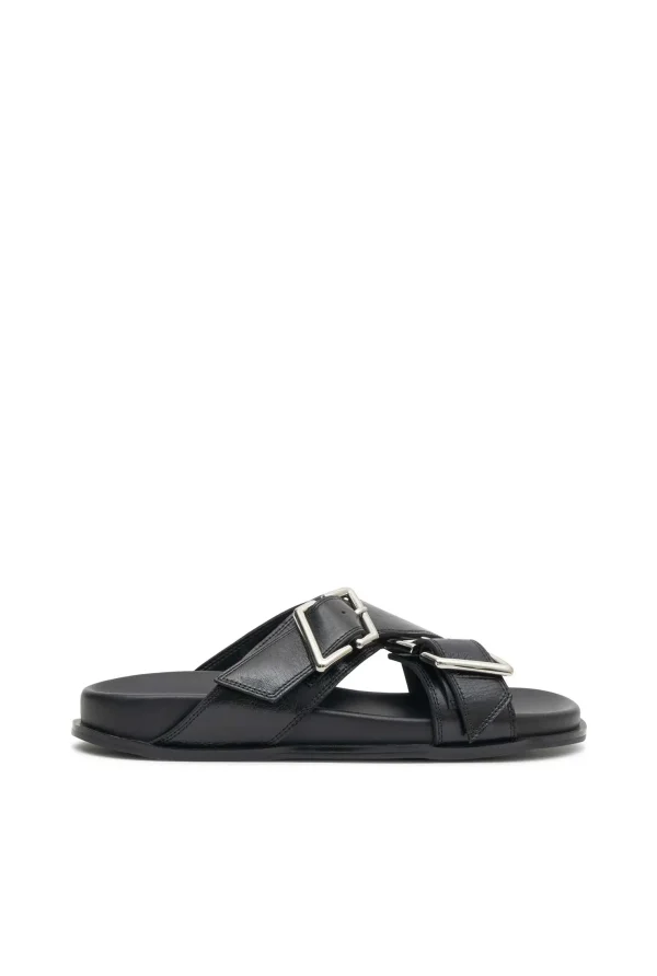 THE MALLORY BLACK SLIDE