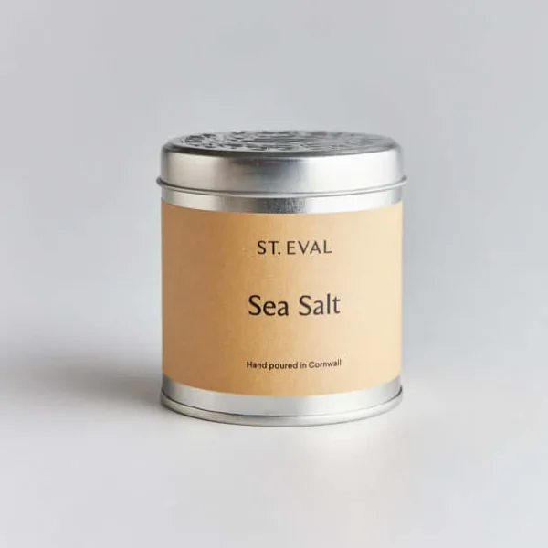 St Eval Artisan Candles - Sea Salt Scented Tin Candle