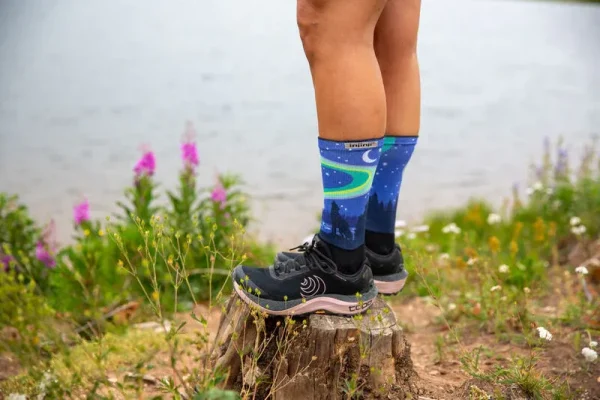 Injinji Women Artist Designed Crew Coolmax - Howl - Image 6