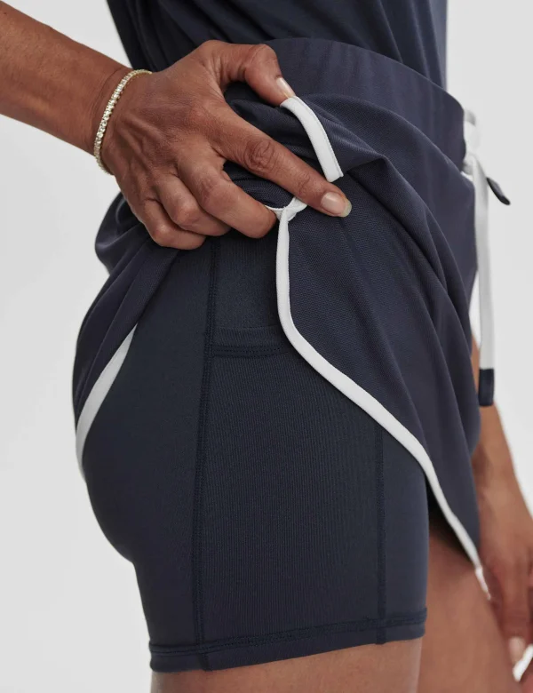 Archer Mid Rise Skort 13.5" - Blue Nights - Image 4