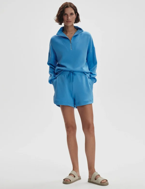Hawley Half Zip Sweat - Azure Blue - Image 6