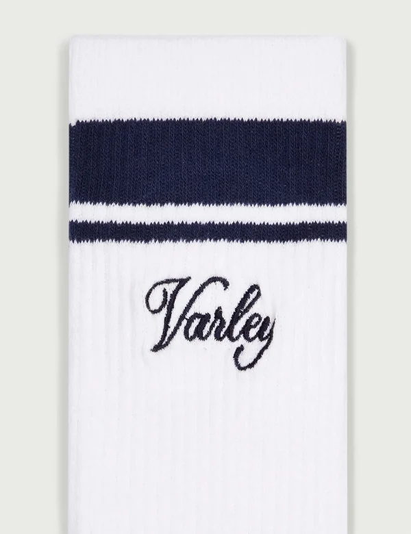 Lamar Club Stripe Sock - White/Blue Nights - Image 2