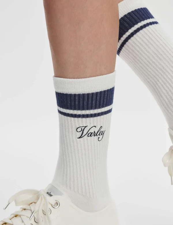 Lamar Club Stripe Sock - White/Blue Nights - Image 3