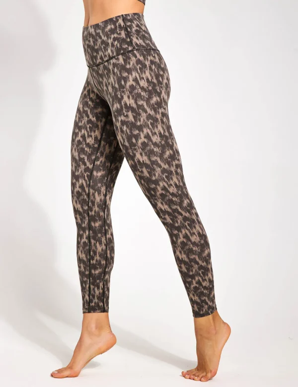 Let's Move High Waisted Legging 25" - Abstract Motion Texture - Image 2