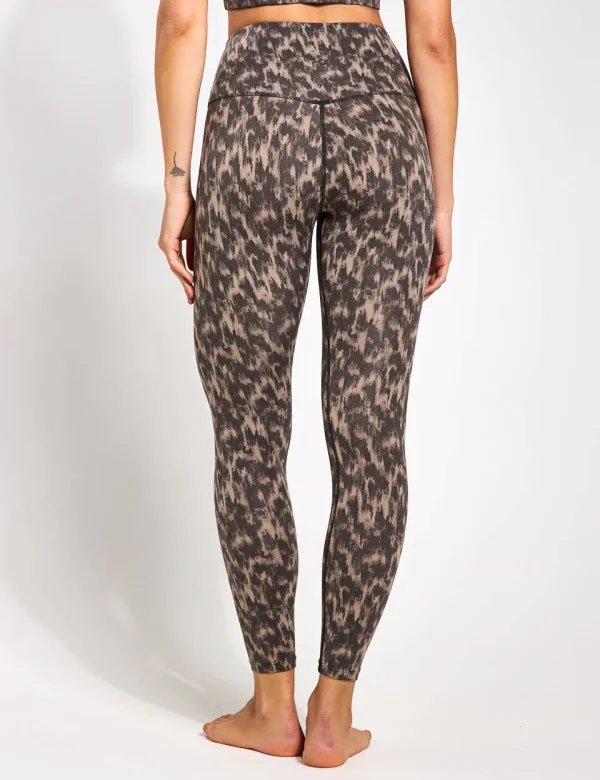 Let's Move High Waisted Legging 25" - Abstract Motion Texture - Image 3