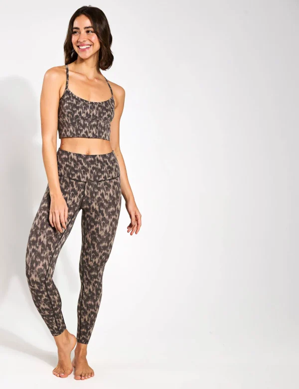 Let's Move High Waisted Legging 25" - Abstract Motion Texture - Image 4