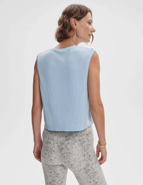 Page Seamless Crop Tank - Cashmere Blue - Image 5