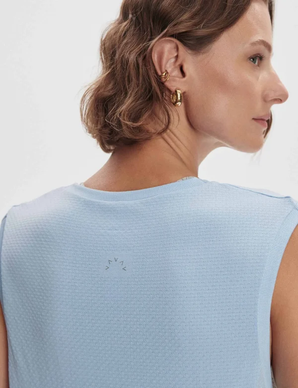 Page Seamless Crop Tank - Cashmere Blue - Image 6
