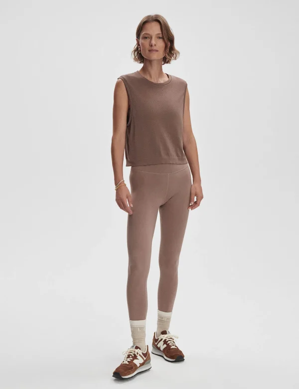 Page Seamless Crop Tank - Deep Taupe - Image 6