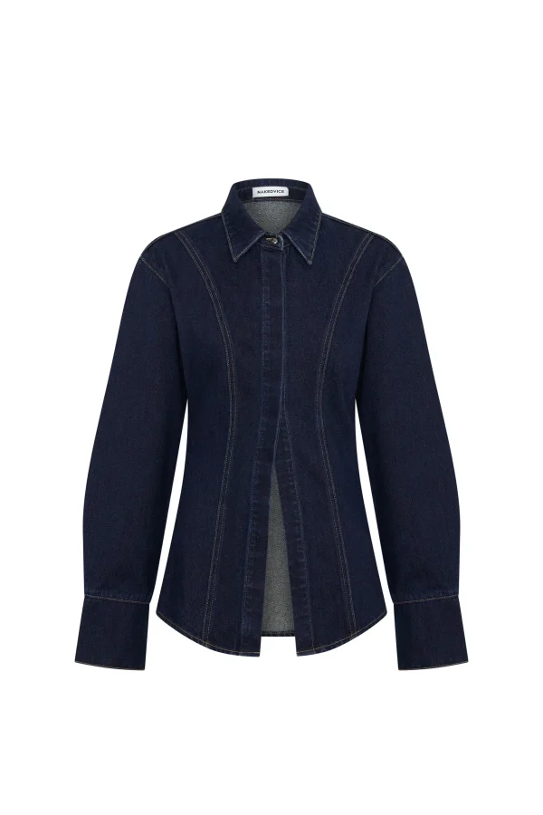 THE WATSON DARK INDIGO SHIRT - Image 8