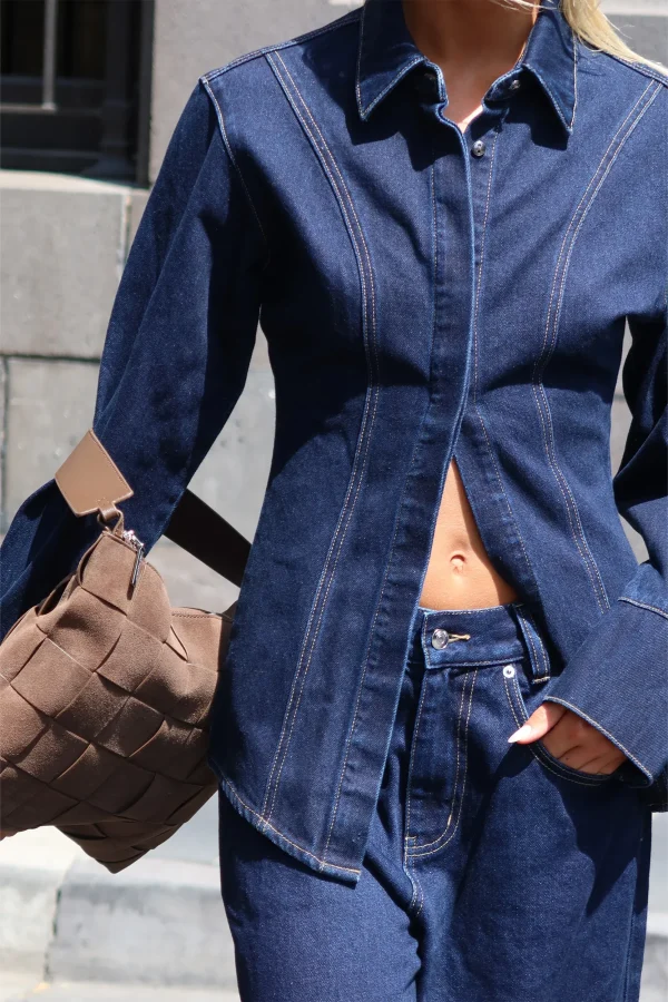 THE WATSON DARK INDIGO SHIRT - Image 2