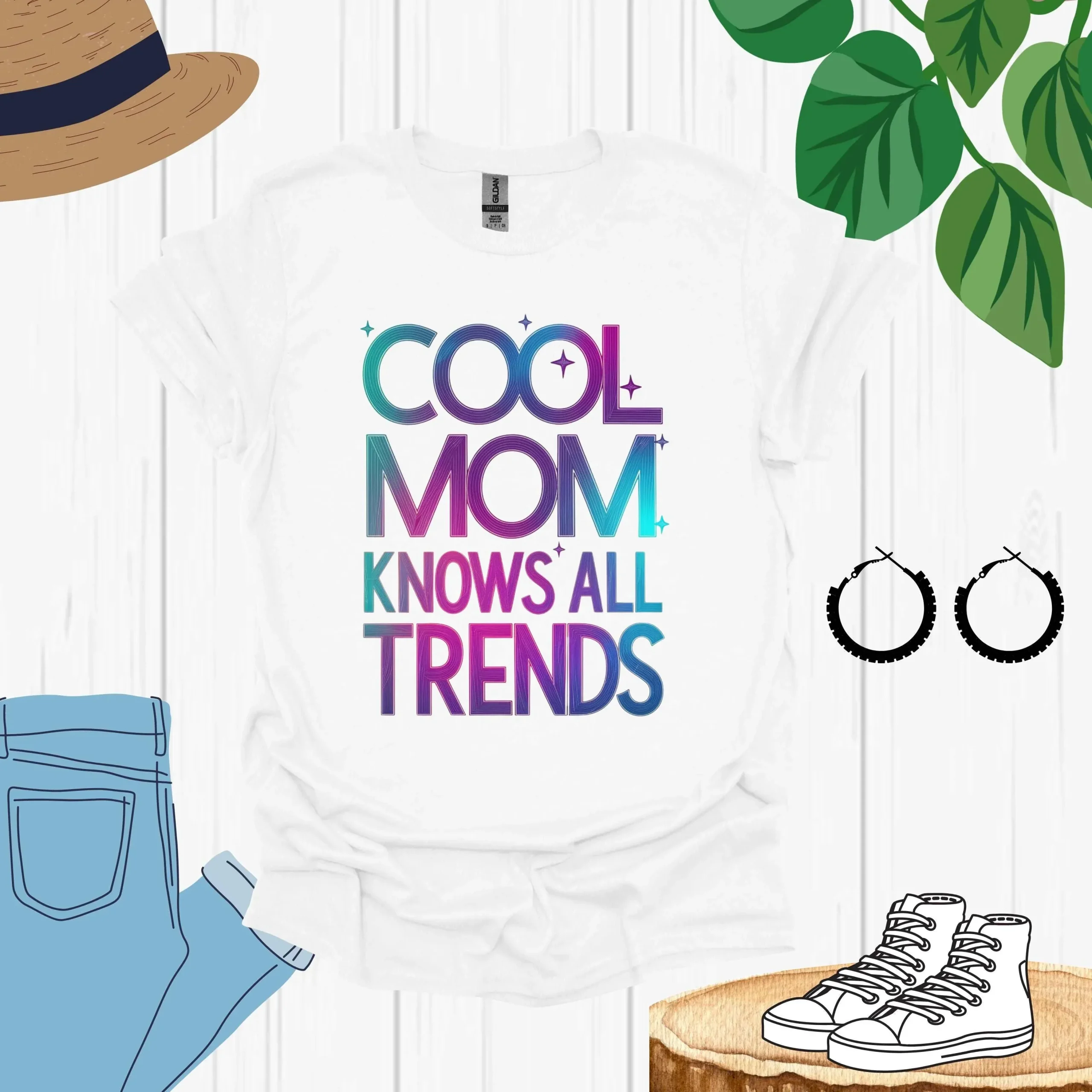 Cool Mom Shirt, Laid-Back and Fun Mom - Image 8