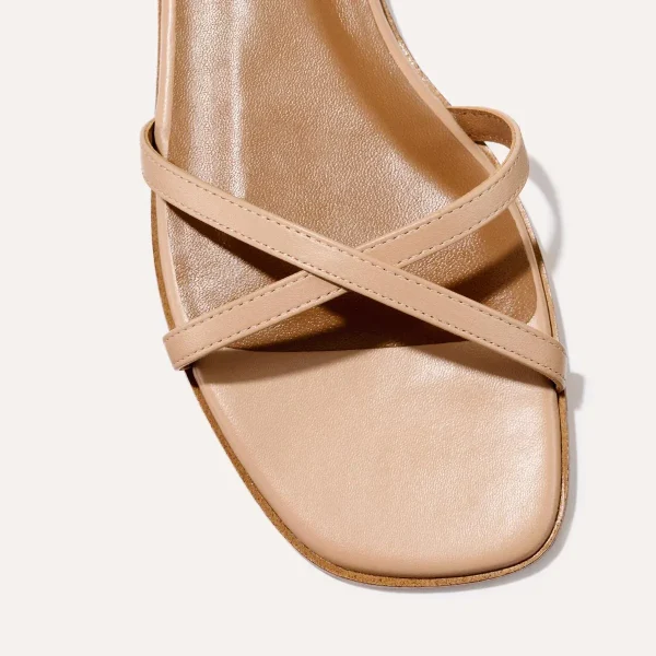 The Wrap Sandal - Rose Nappa - Image 6