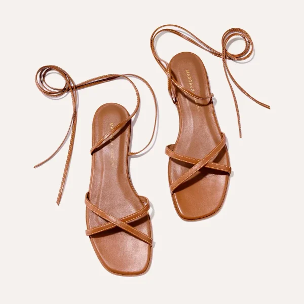 The Wrap Sandal - Saddle Nappa - Image 4
