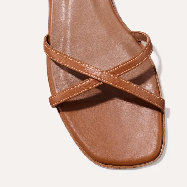 The Wrap Sandal - Saddle Nappa - Image 6