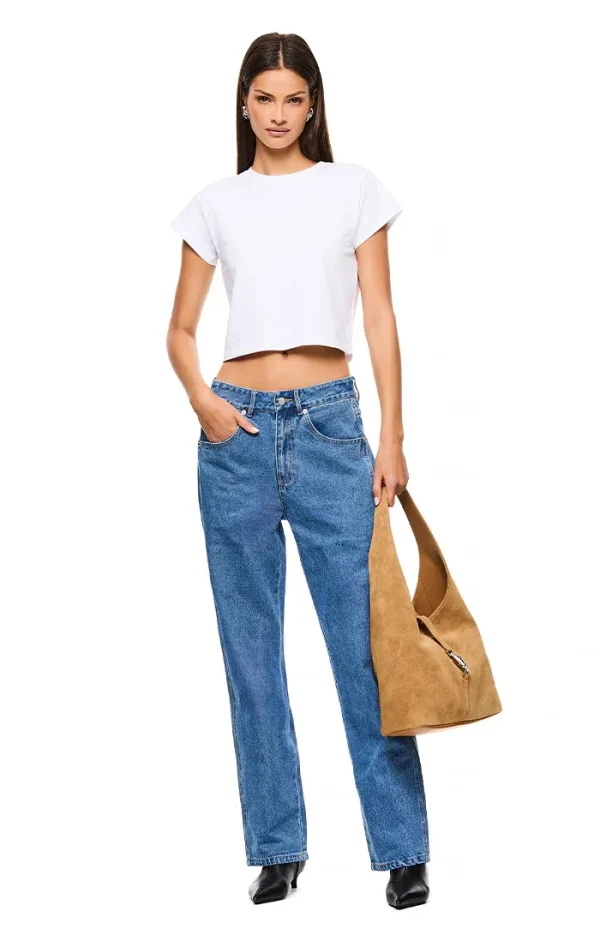 THE XAVIER MID BLUE JEAN