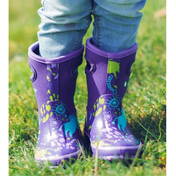 Purple Unicorn Neoprene Rain/Snow Boots - Image 7