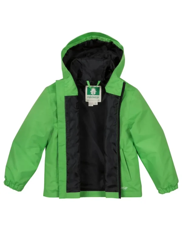 Children's Waterproof Shell Jacket, Valley Green - Image 3