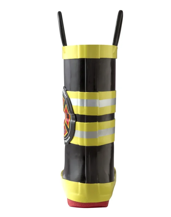 Fireman Rescue Loop Handle Rubber Rain Boots - Image 6