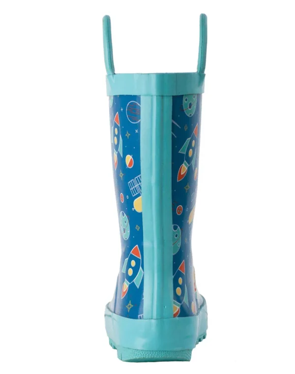Outer Space Loop Handle Rubber Rain Boots - Image 6