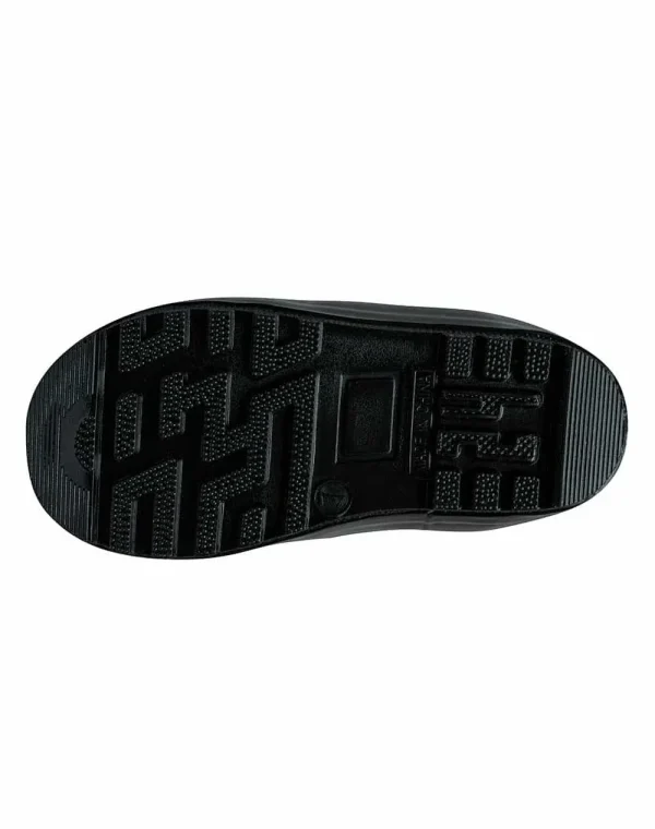 Jet Black Loop Handle Rubber Rain Boots - Image 4