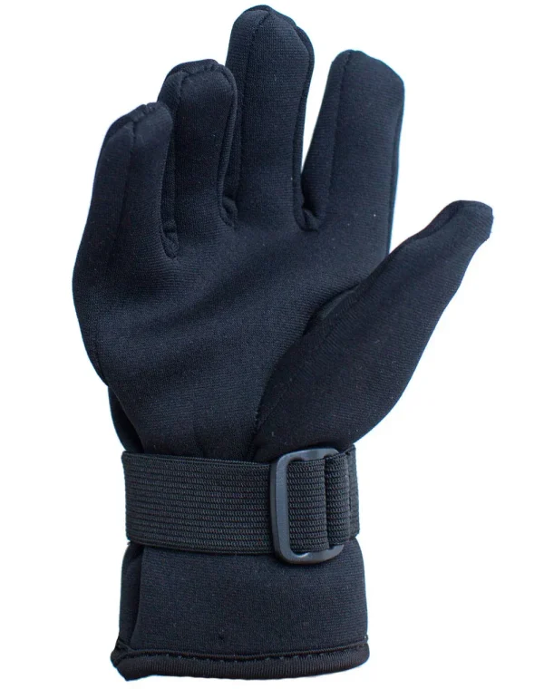 Black Neoprene Trail Gloves - Image 2