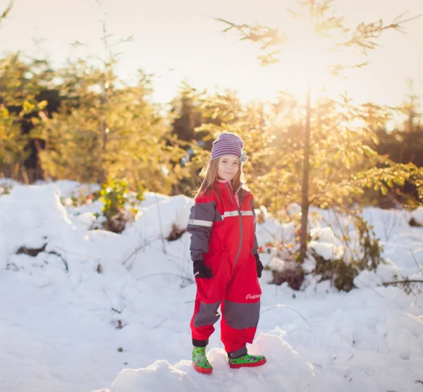 Children's Trail Suit, Fiery Red - Image 3