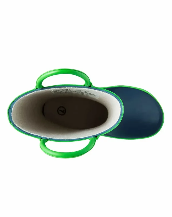 Loop Handle Boots, Navy & Green (Adult) - Image 3