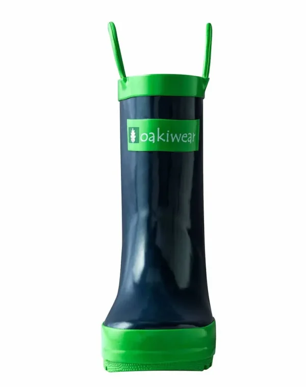 Loop Handle Boots, Navy & Green (Adult) - Image 5
