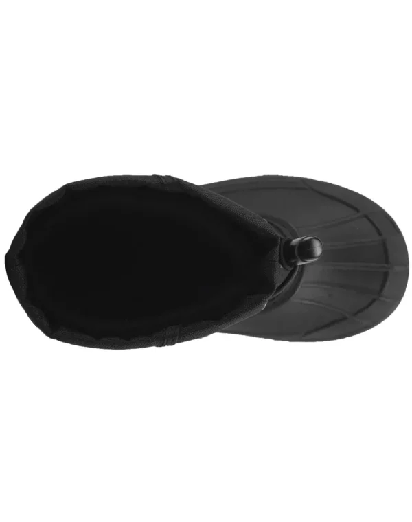 Stealth Black Velcro Snow Boots - Image 3