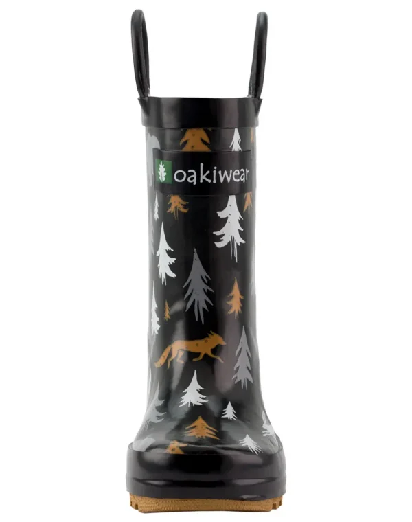 Wildlife Tracker Loop Handle Rubber Rain Boots - Image 5