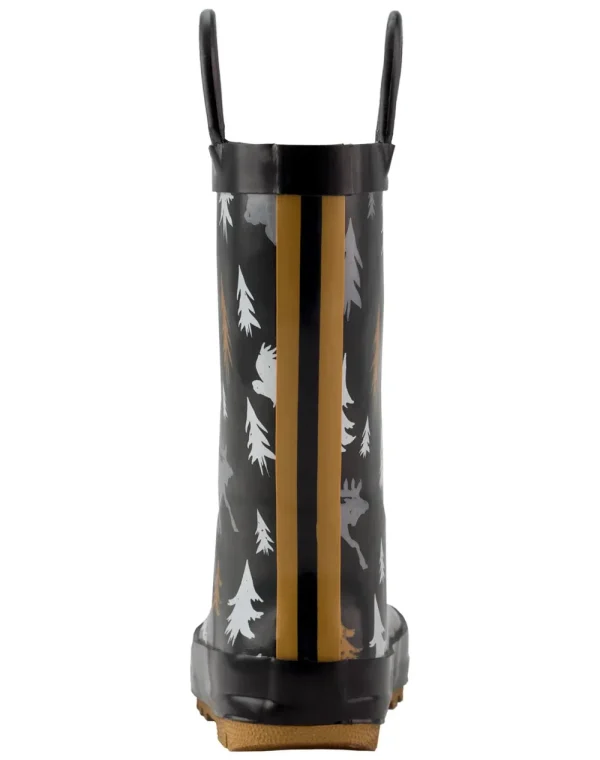 Wildlife Tracker Loop Handle Rubber Rain Boots - Image 6