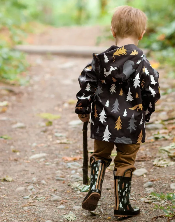 Wildlife Tracker Loop Handle Rubber Rain Boots - Image 9