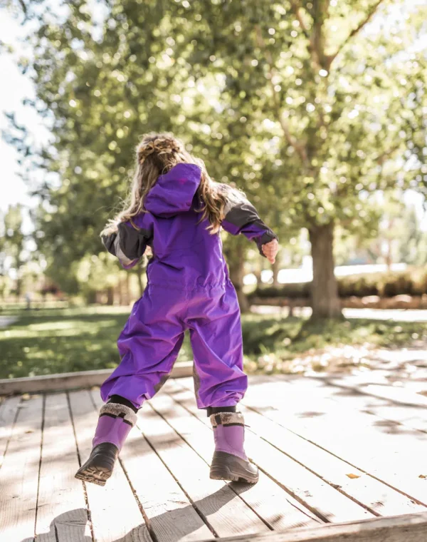 Children's Trail Suit, Deep Purple - Image 4